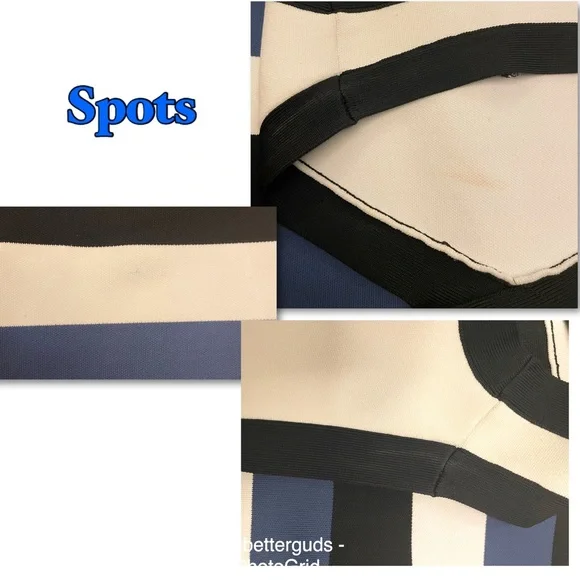 BCBGMaxAzria Elle Cutout Bandage Stripe Body-con Color block Mini Dress Small - Picture 13 of 16